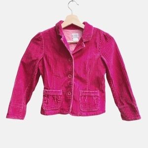 Talbots Kids Pink Corduroy Jacket, lightly distressed, Coastal Country, Size 7